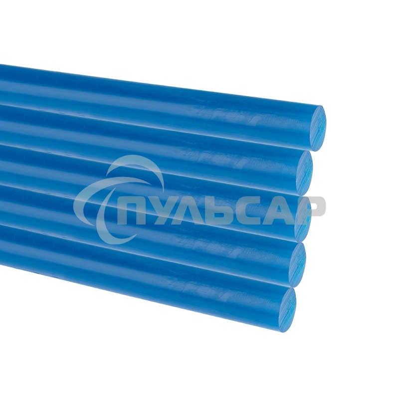 Клеевые стержни Rexant, Ø11 мм, 270 мм, синие, 10 шт., хедер