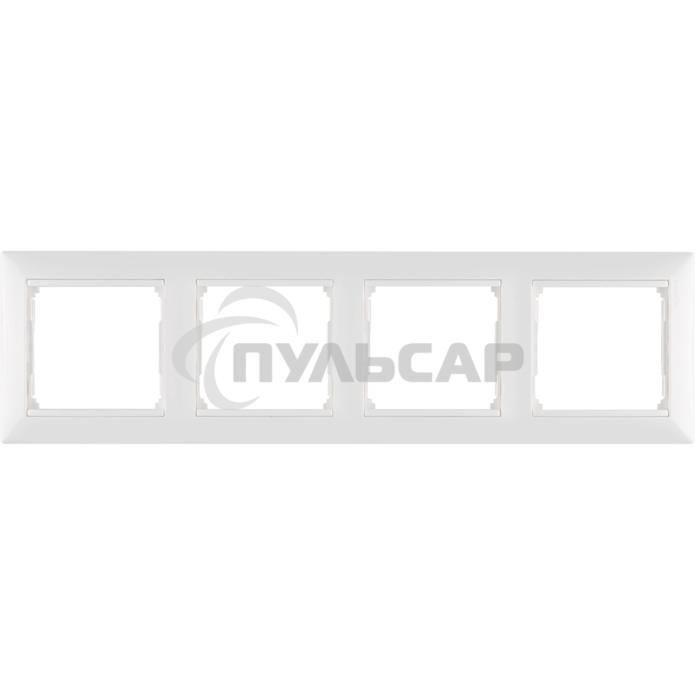 Рамка 4-м Valena горизонт. бел.