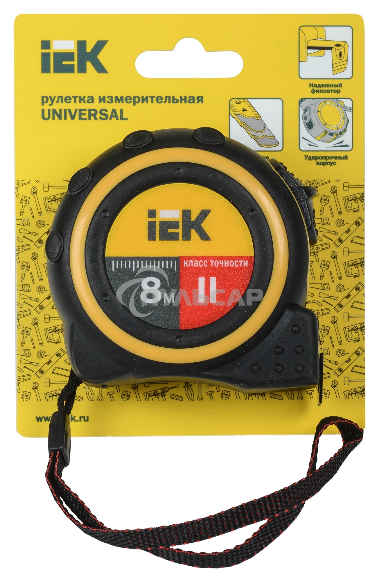 Рулетка измерительная Universal 8м IEK TIR10-1-008