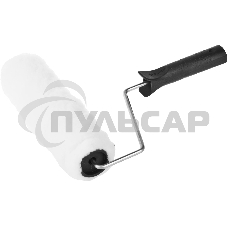 Валик малярный РАДУГА, 240 мм, d=40 мм, ворс 14 мм, ручка d=6 мм, ЗУБР Стандарт