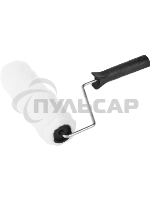 Валик малярный РАДУГА, 240 мм, d=40 мм, ворс 14 мм, ручка d=6 мм, ЗУБР Стандарт