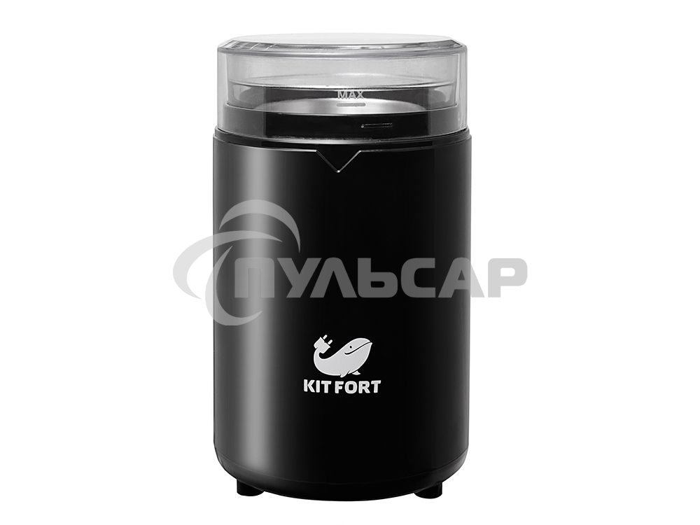 Кофемолка Kitfort КТ-1314 Напряжение: 220 - 230 В, 50/60 Гц.Мощность: 150 Вт.Вместимость: 60 г зерен.