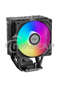 Кулер для процессора PCCooler R300 ARGB BK черный 92мм алюминий+медь 2200rpm 30db 4-pin 150W 133мм