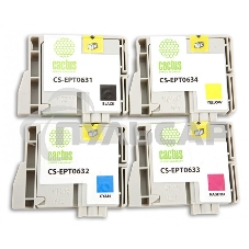 Картридж струйный Cactus CS-EPT0635 многоцветный (40 мл) для Epson Stylus C67/C87/CX3700/CX4100/CX4700