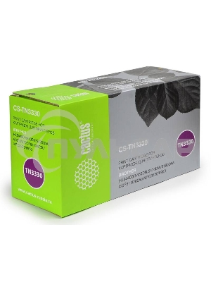 Картридж лазерный Cactus CS-TN3330 черный (3000 стр.) для Brother HL-5440D/5450DN/5470DW/6180DW/DCP8110/8250/MFC-8520/8950