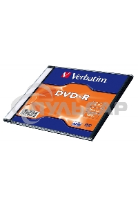 Диск DVD-R Verbatim 16-x, 4.7 Gb, (уп 20 шт) (43547)