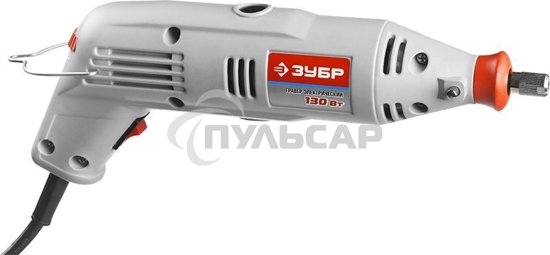 Шлифовальная машина ЗУБР Гравер ЗГ-130ЭК H172 электрический с набором мини-насадок в кейсе, 172 предмета