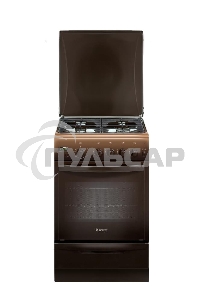 Плита газовая Gefest ПГ 5100-03 0001 коричневый, конфорок 4 шт, духовка 52 л, 50 см x 85 см x 58.5 см