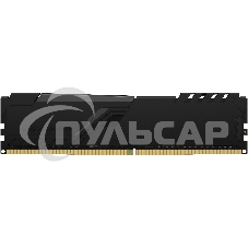 Оперативная память Kingston Fury Beast, DDR4, 16Gb (1x16Gb), 3200MHz, CL16, DIMM, с радиатором, черный