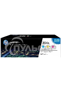 Картридж лазерный комплект HP CF372AM голубой/пурпурный/желтый для Color Laser Jet CP2025, CM2320mfp (3 х 2800)