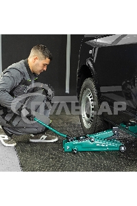 Домкрат гидравлический подкатной Сибртех 3 т, 135-400 мм