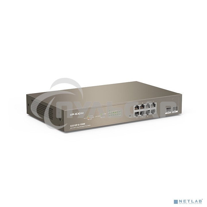 Коммутатор IP-COM G3310P-8-150W PoE с облачным управлением 8GE+2SFP