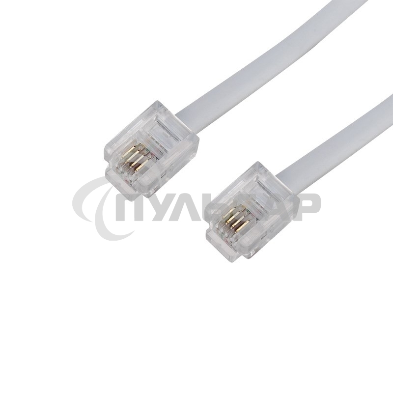 Кабель Rexant (18-3151) Телефонный удлинитель 15М белый