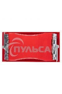 Брусок для шлифования Matrix 160 х 85 мм, пластиковый с зажимами