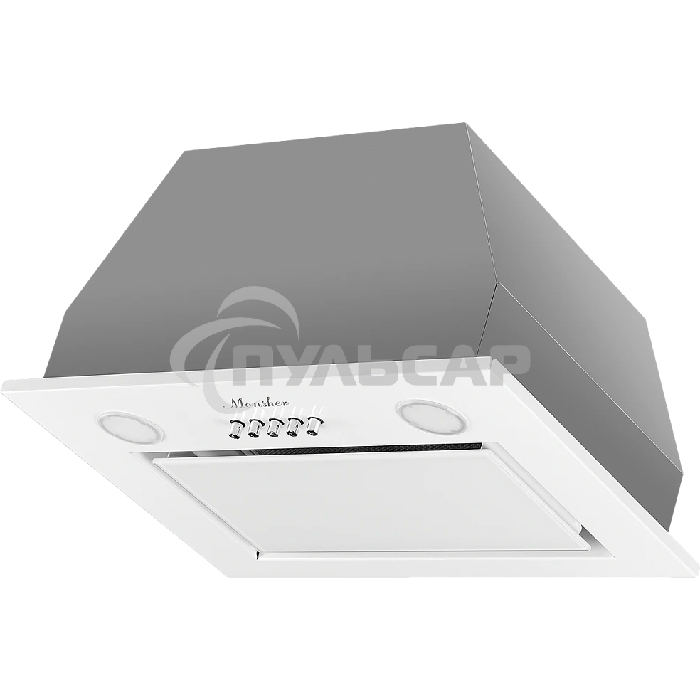 Вытяжка встраиваемая Monsher INNA 40 Blanc белый, 40 см, 1200 куб. м/ч, 45 дБ