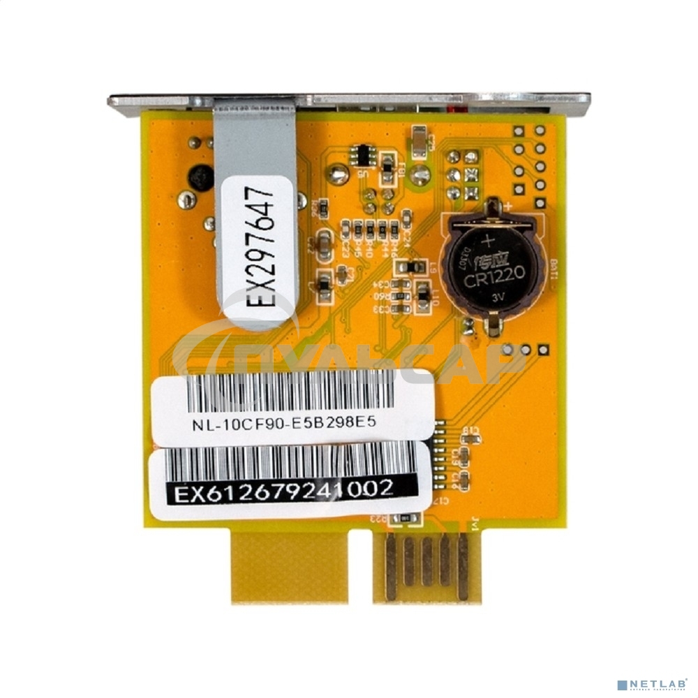 Внутренняя SNMP-карта ExeGate NetExpert 522/Richcoмм NetmaitliteMini для On-line ИБП ExeGate PowerExpert (плата для удаленного управления для ИБП ExeGate серии TL, ULS, 1*10/100 Base-T Fast Ethernet(RJ45)+1*USB(B))