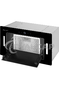 Вытяжка встраиваемая Weissgauff Aura 850 BL черный, 52 см, 850 куб. м/ч, 49 дБ