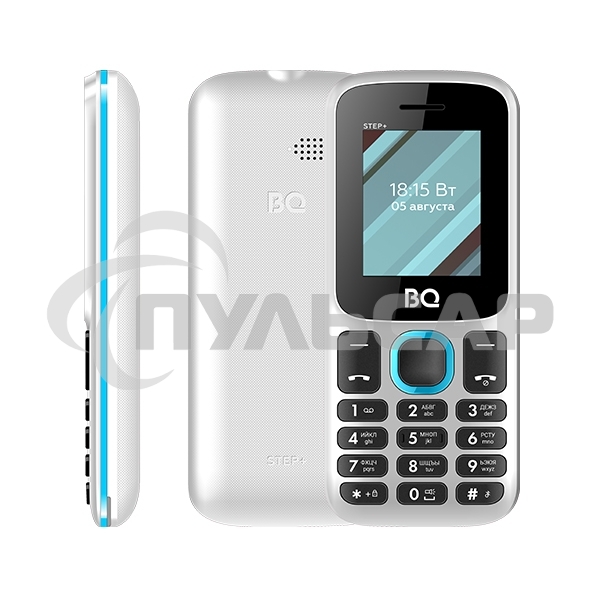 Мобильный телефон BQ 1848 Step+ черный (без СЗУ в комплекте) SC6531E