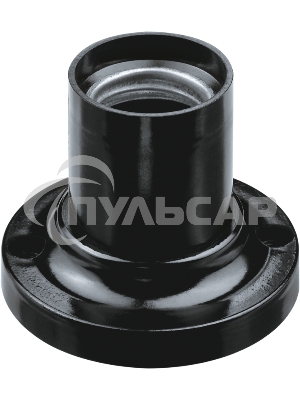 Патрон потолочный Navigator E27 NLH-BL-W2-E27 прямой карболит. черный