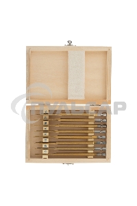 Набор сверл Matrix перовых по дереву, 10-12-14-16-18-20-22-25 мм 8 шт дерев,