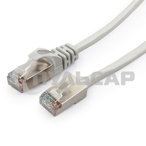 Патч-корд FTP Cablexpert кат.5e, 7.5м, литой, многожильный (серый)