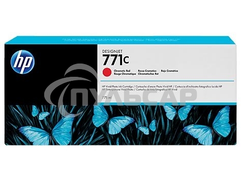 Картридж струйный HP №771C B6Y08A хроматический красный для HP DJ Z6200 (775мл)