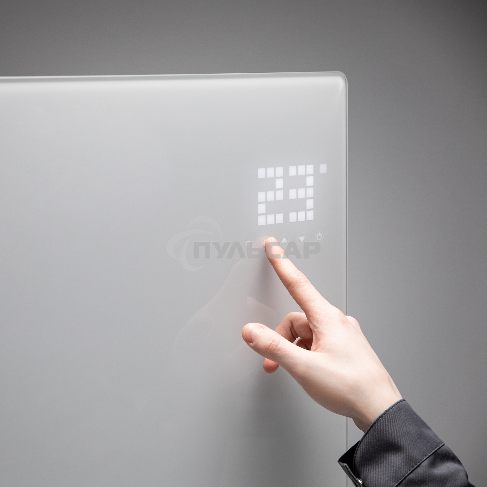 Конвектор Denzel OptiPrime-1500 белый, 1500 Вт, 20 м2, термостат, дисплей, WiFi