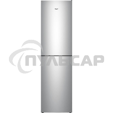 Холодильник Atlant ХМ-4625-181 серебристый двухкамерный 205/159л морозилка снизу