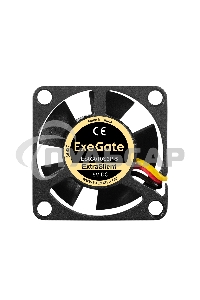 Вентилятор для корпуса ExeGate ExtraSilent ES03010S3P-5 черный, 30 мм, 8500 об/мин, 24 дБ, 3 pin