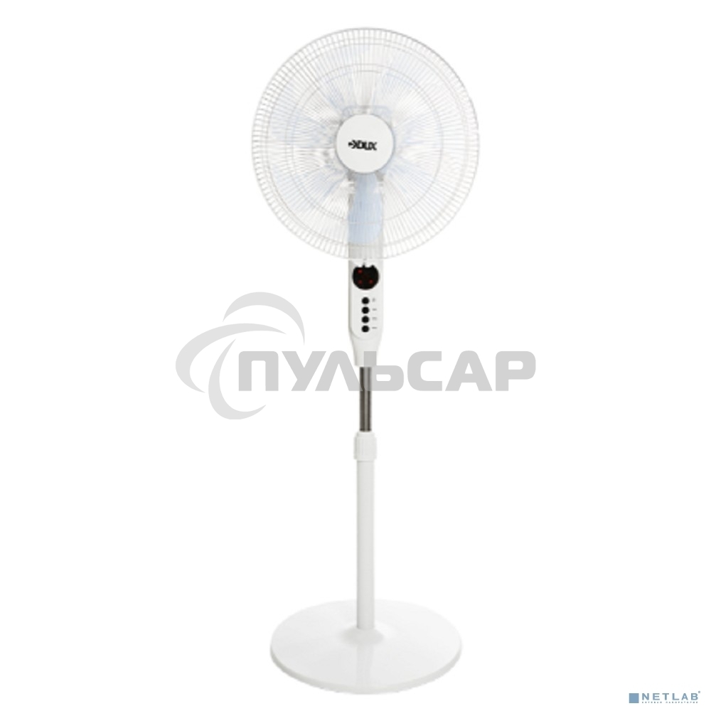 Вентилятор напольный DUX 7 лопастей, д/у управление, 50Вт белый 60-0221