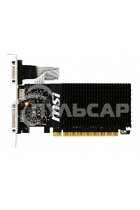 Видеокарта MSI PCI-E GT 710 2GD3H LP nVidia GeForce GT 710 2048Mb 64bit DDR3 954/1600 DVIx1/HDMIx1/CRTx1/HDCP Ret low profile