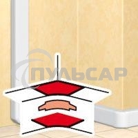 Угол внутренний LEGRAND 010605, переменный от 80° до 100°, для кабель-канала 105х50мм
