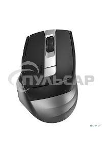 Мышь беспроводная A4Tech Fstyler FB35C серый/черный, 2000 dpi, радиоканал, Bluetooth, USB, кнопки - 6
