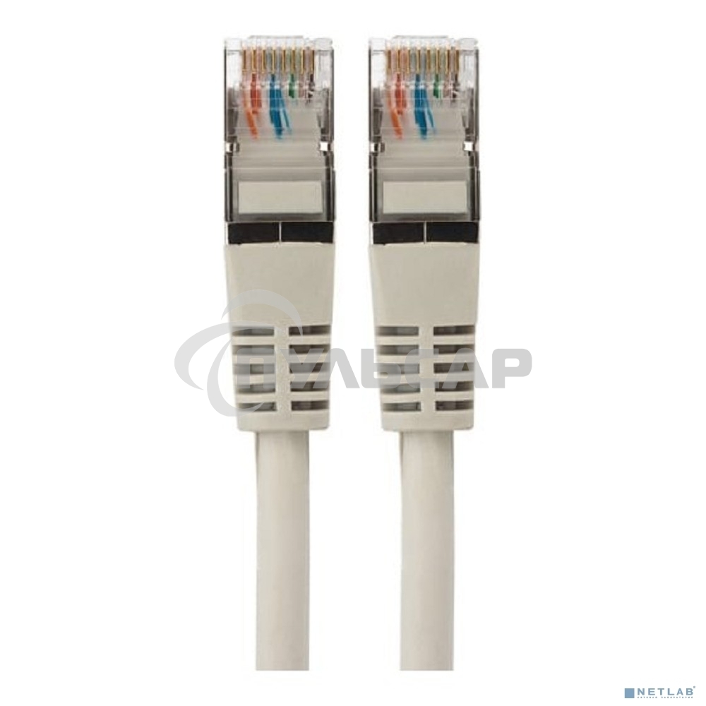 Пaтч-корд F/UTP Rexant, категория 5e, RJ45-RJ45, экранированный, 24AWG, LSZH, серый, 3м