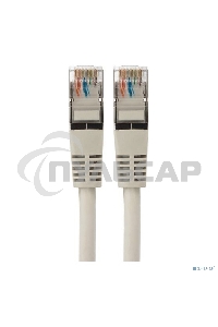 Пaтч-корд F/UTP Rexant, категория 5e, RJ45-RJ45, экранированный, 24AWG, LSZH, серый, 3м