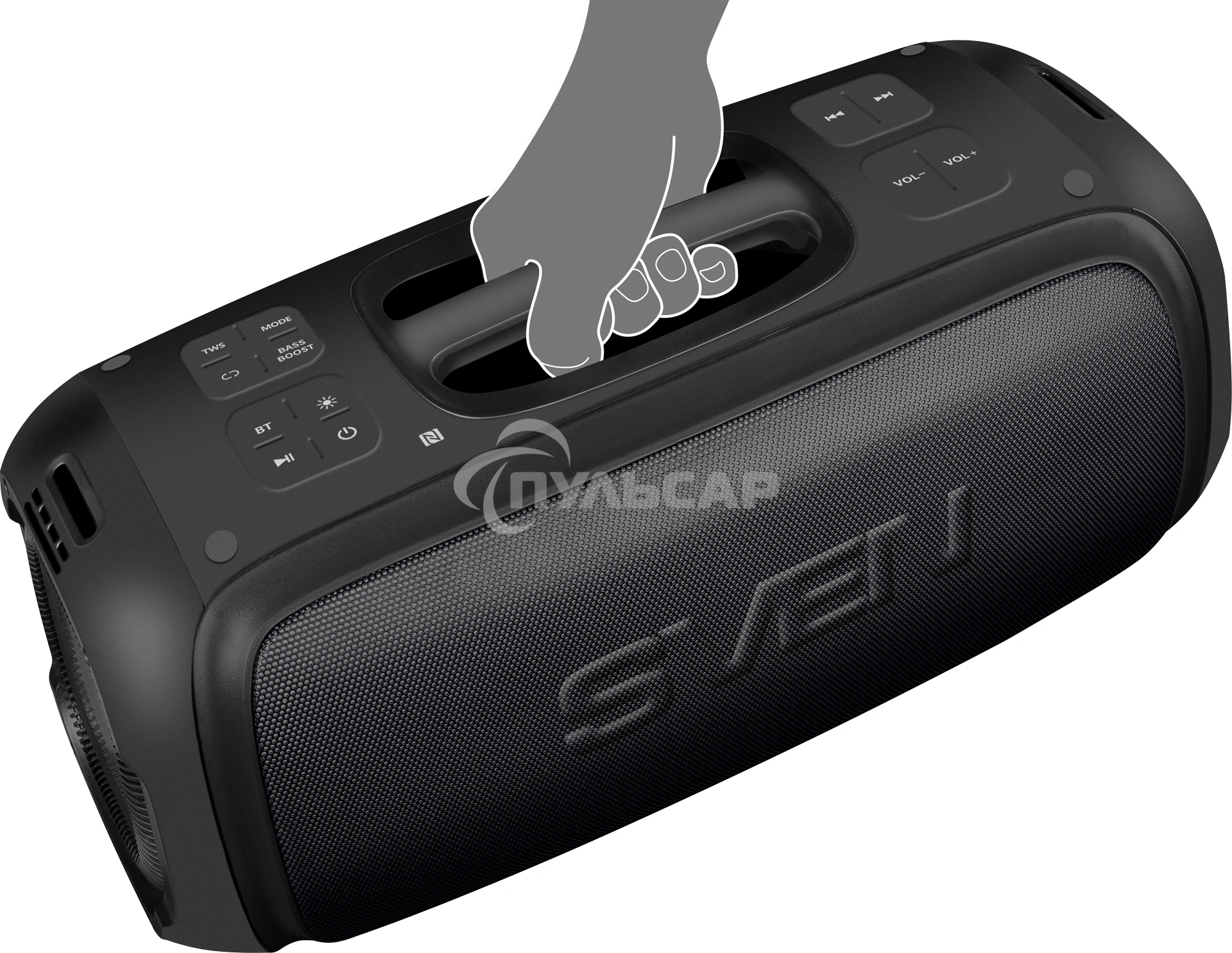 Портативная колонка Sven PS-860 черный 100W 1.0 BT/3.5Jack 5400mAh (SV-022518)