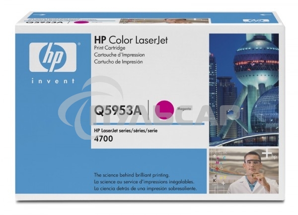 Картридж лазерный HP Q5953A пурпурный для Color LaserJet 4700 10000стр.