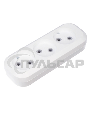 Колодка Rexant 3 гнезда без заземления