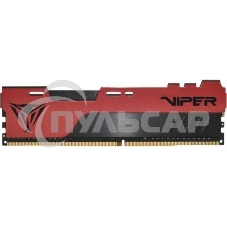 Оперативная память Patriot Viper Elite II, DDR4, 16Gb (1x16 Gb), 3200 MHz, CL18, DIMM, радиатор, красный, черный