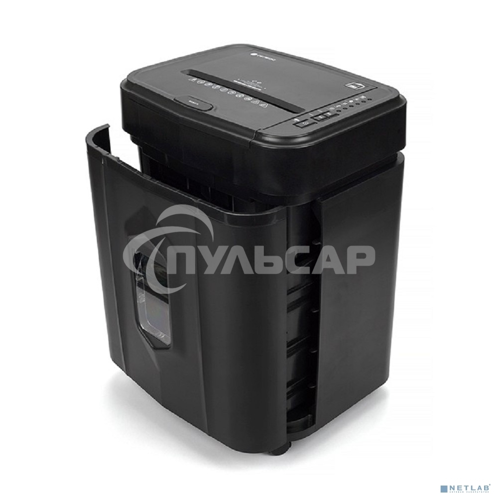 Шредер Heleos АП20-4 черный с автоподачей (секр.P-4) перекрестный 131лист. 20лтр. скрепки скобы пл.карты