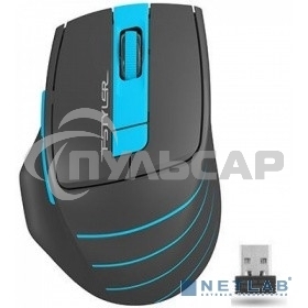 Мышь беспроводная A4Tech Fstyler FG30 серый/синий, 2000 dpi, радиоканал, USB, кнопки - 5