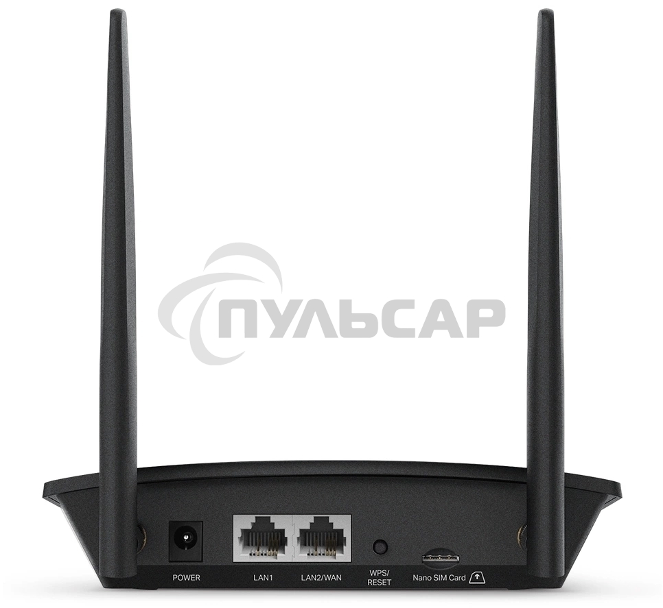 Роутер беспроводной TP-Link TL-MR100 N300 10/100BASE-TX/4G(3G) cat.4 черный