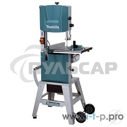 Пила Makita LB1200F ленточная [LB1200F] 900Вт,400\800м\мин,рез-165х305мм,81.2кг,кор,стол на ножках,подсв,угл направляющая+5полотен