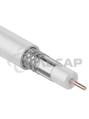 Кабель RG-6U, (48%), 75 Ом, 10м., белый 01-2205-10 PROconnect