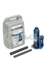 Домкрат гидравлический бутылочный, 2 т, h подъема 178–338 мм, в пласт. кейсе Stels