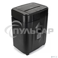 Шредер Heleos АП20-4 черный с автоподачей (секр.P-4) перекрестный 131лист. 20лтр. скрепки скобы пл.карты