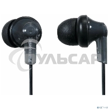 Наушники вкладыши Panasonic RP-HJE120 1.1м черный проводные в ушной раковине (RP-HJE120EEK)