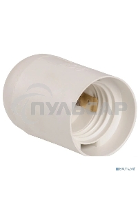 Патрон электрич. E27 Ппл27-04-К02 подвесной пластик бел. (с этикет.) ИЭК EPP10-04-01-K01