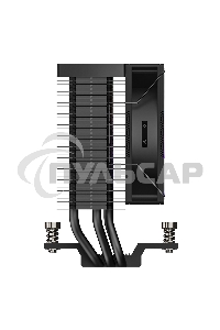 Кулер для процессора PCCooler R300 ARGB BK черный 92мм алюминий+медь 2200rpm 30db 4-pin 150W 133мм