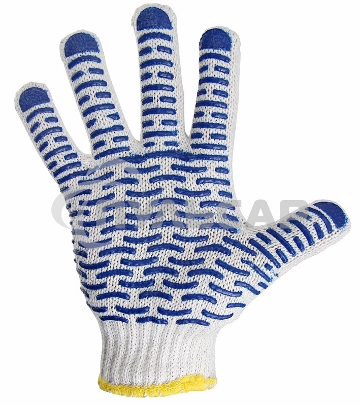 Перчатки х/б с нанесением ПВХ (